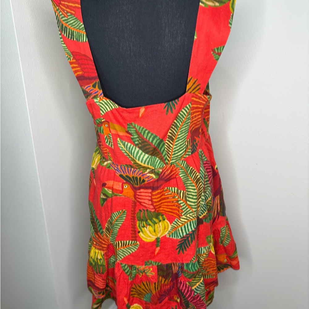 FARM Rio Red Tropical Mini Dress - Picture 3 of 5